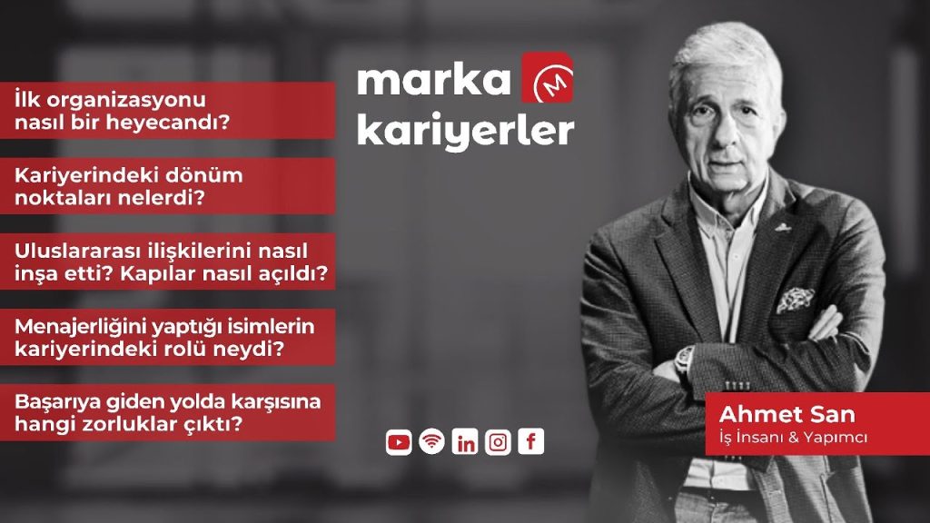 İş İnsanı ve Yapımcı Ahmet San ile “Kariyer Sohbeti”
