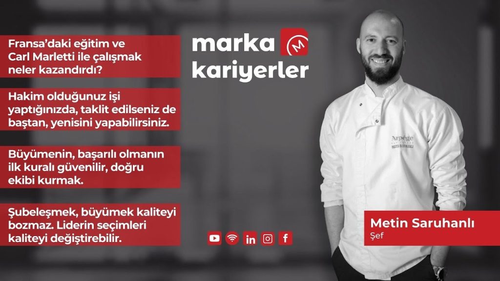 Şef Metin Saruhanlı ile “Kariyer Sohbeti”